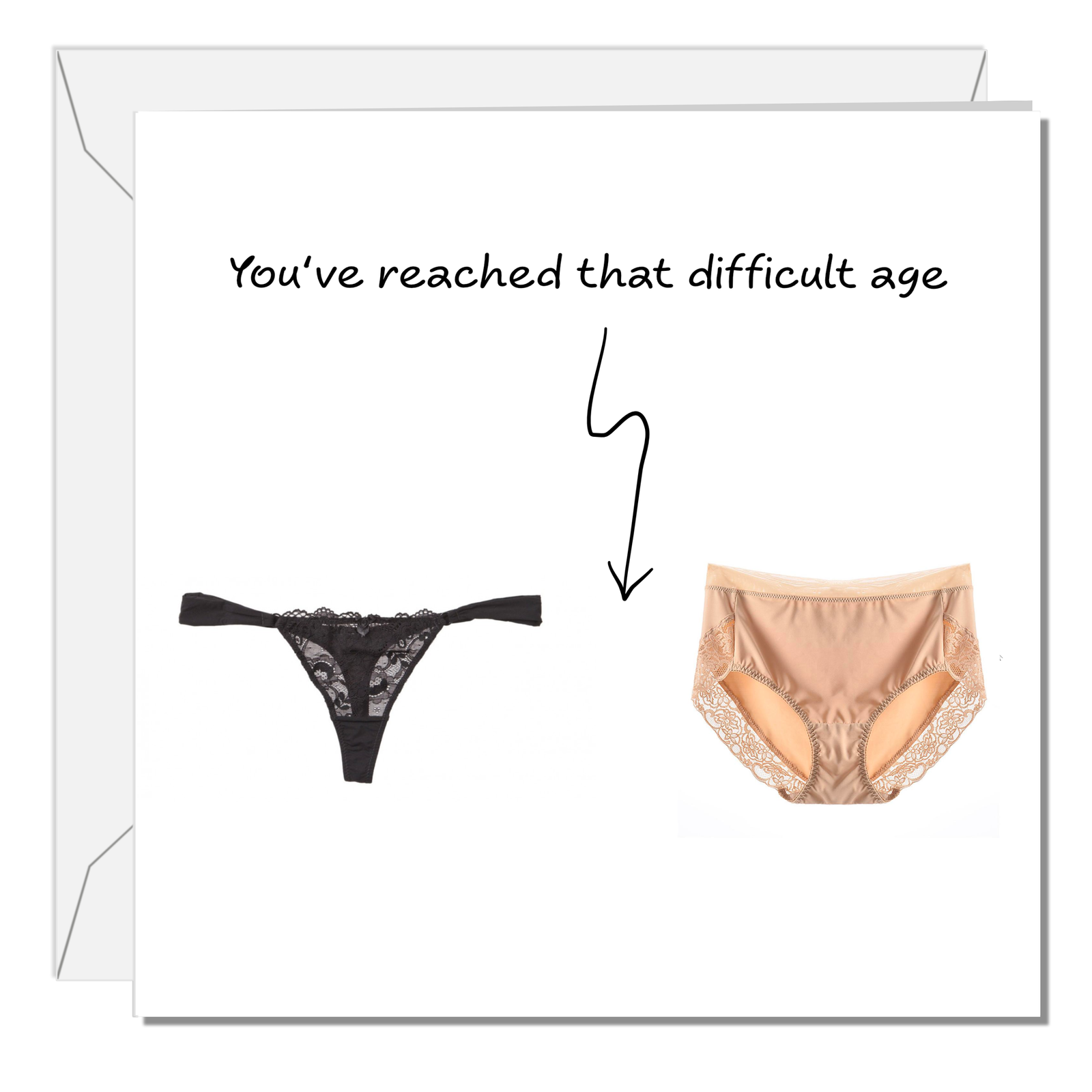 Funny Birthday Card for wife, girl friend, female, girlfriend, Mum, Aunty - humorous amusing - 30th 40th 50th Birthday