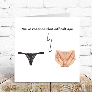 Funny Birthday Card for wife, girl friend, female, girlfriend, Mum, Aunty - humorous amusing - 30th 40th 50th Birthday