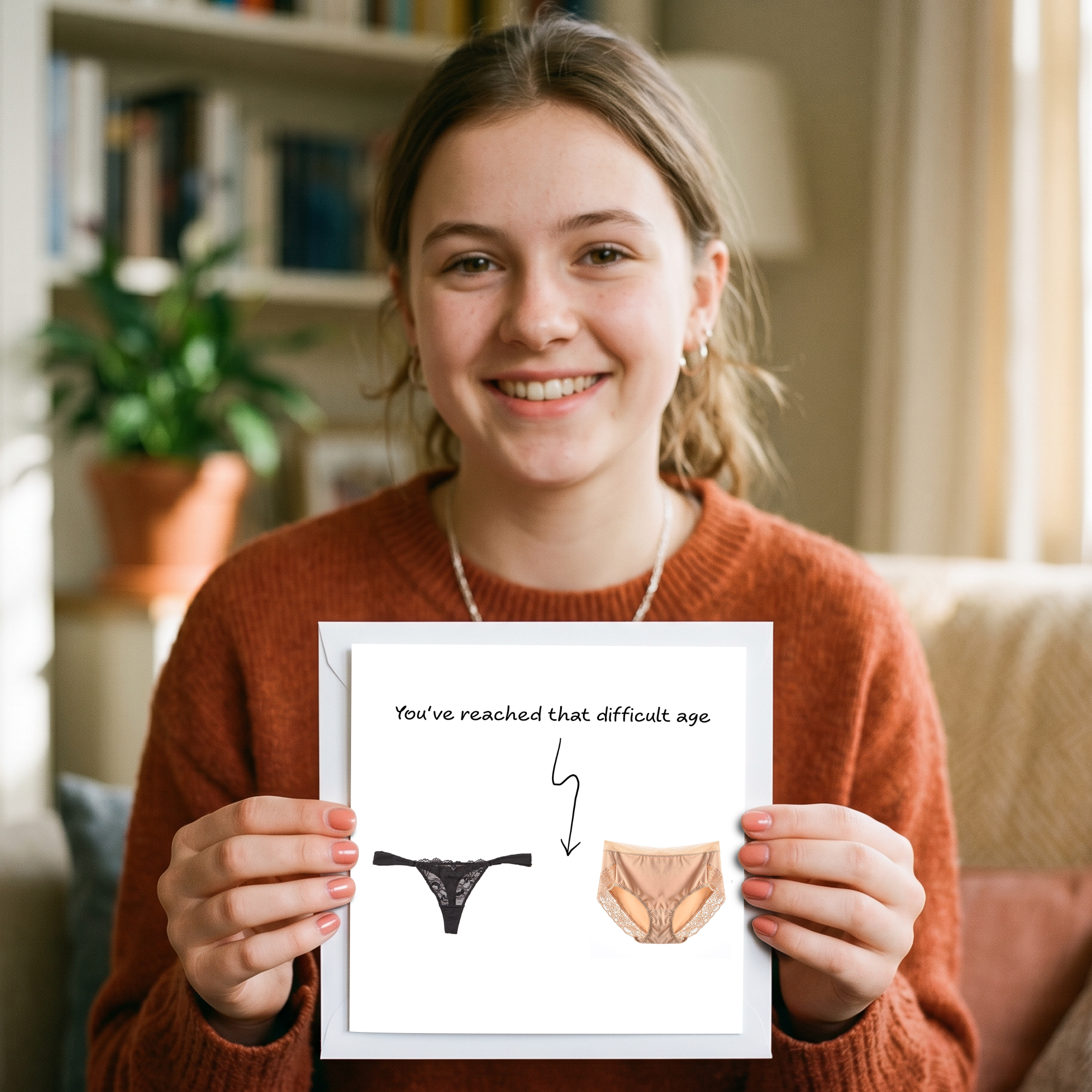 Funny Birthday Card for wife, girl friend, female, girlfriend, Mum, Aunty - humorous amusing - 30th 40th 50th Birthday