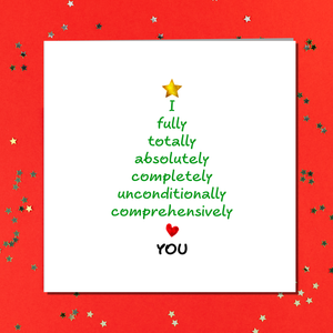 Romantic Christmas Card Love Christmas Girlfriend boyfriend wife husband lover Married Love You Special