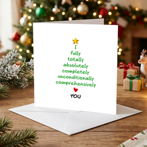 Romantic Christmas Card Love Christmas Girlfriend boyfriend wife husband lover Married Love You Special