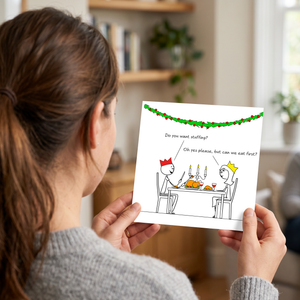 Naughty Christmas Card for Boyfriend Husband Partner - Funny Sexy Cheeky Rude - Adult Humour