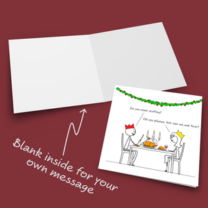 Naughty Christmas Card for Boyfriend Husband Partner - Funny Sexy Cheeky Rude - Adult Humour