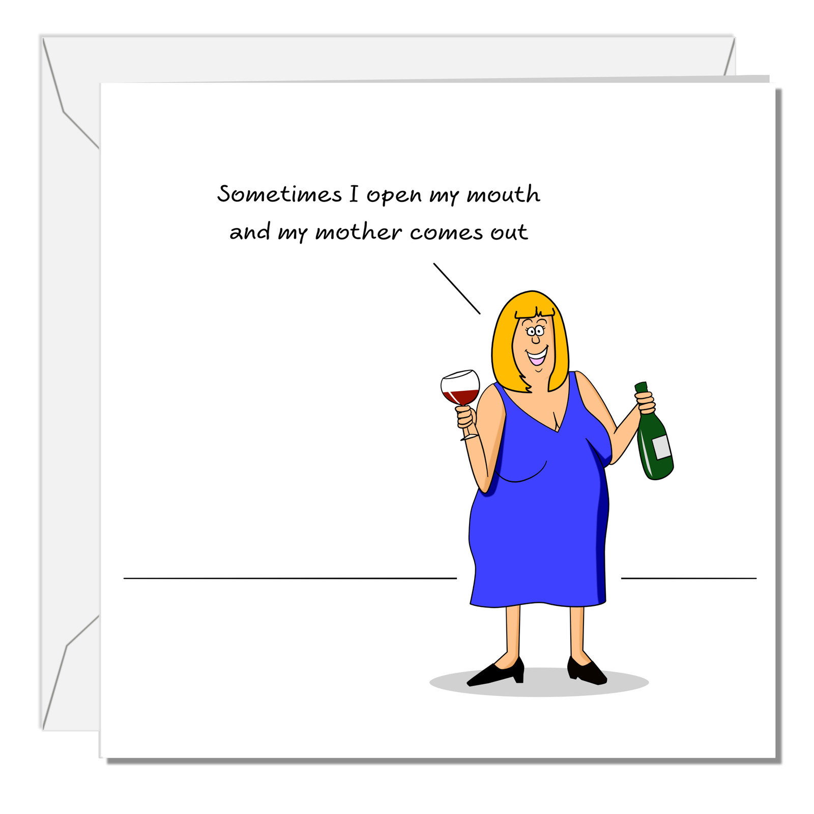 Funny Birthday Card Mothers Day Card 30th 40th 50th 60th humorous humour Swizzoo