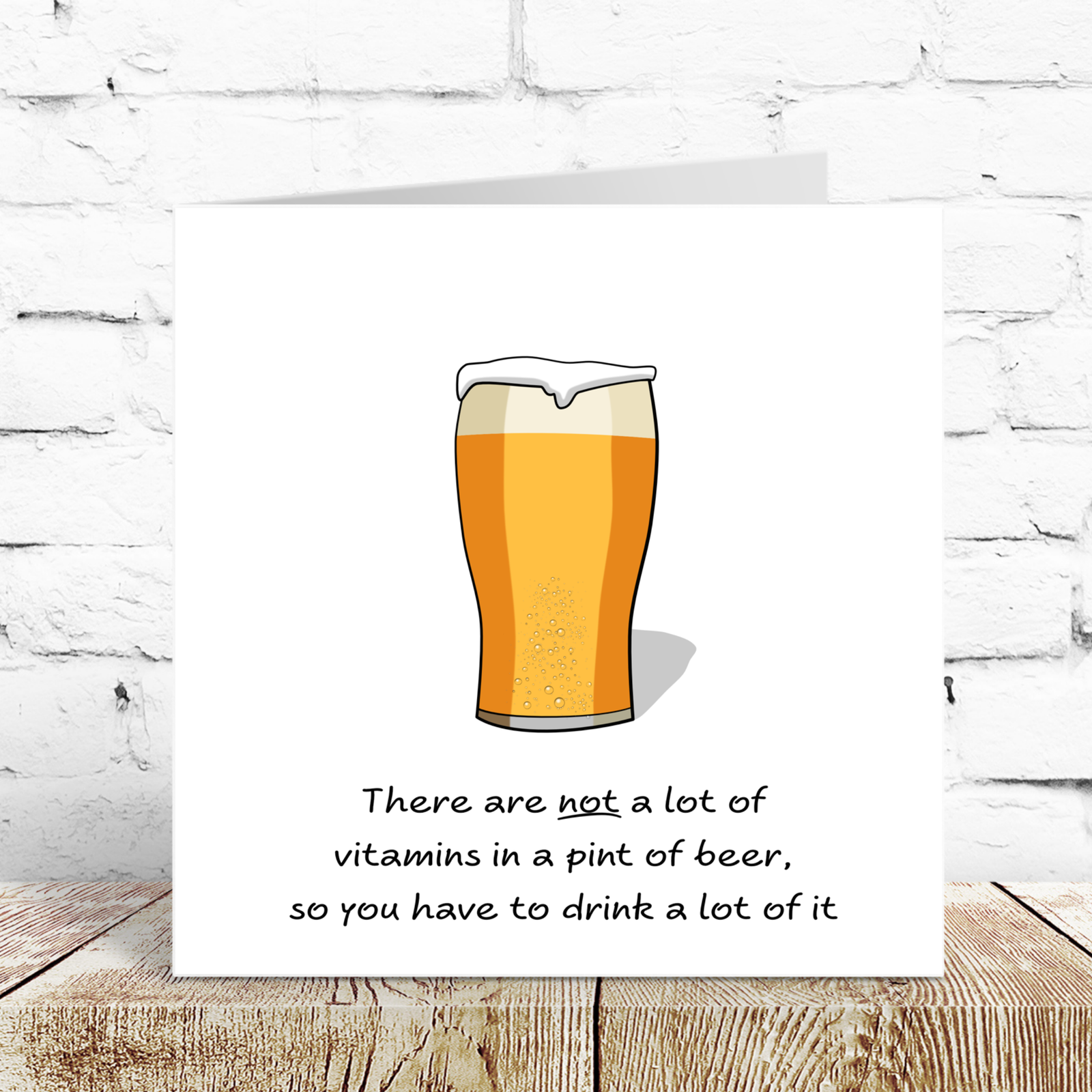 Beer Birthday Card, Friendship card, Boy Friend card beer card. All occasion card. Funny, humorous and fun. Handmade. By Swizzoo G4