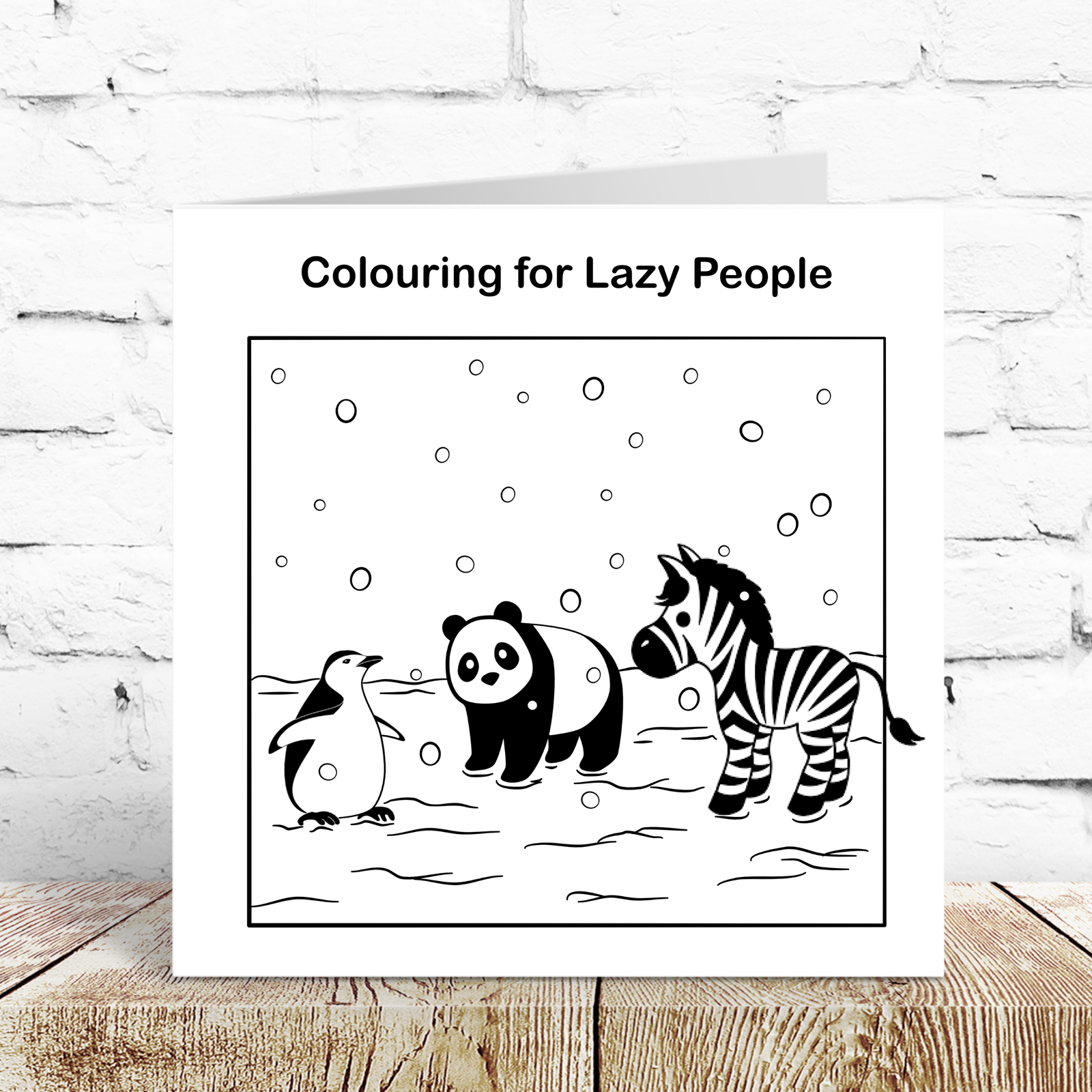 Funny Birthday Card for Mum, Wife, Dad, Friend or Anyone who Enjoys Colouring Cute Humorous Fun Colouring Book