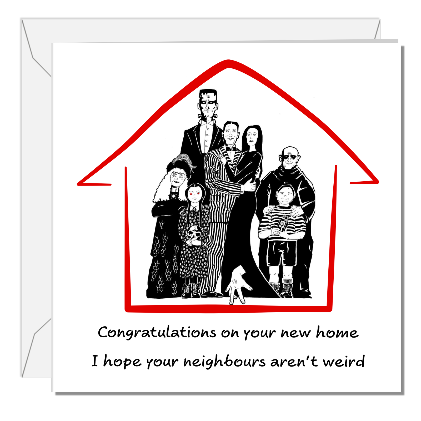 Funny New Home Card - Congratulations Buying House - housewarming - friends family son daughter