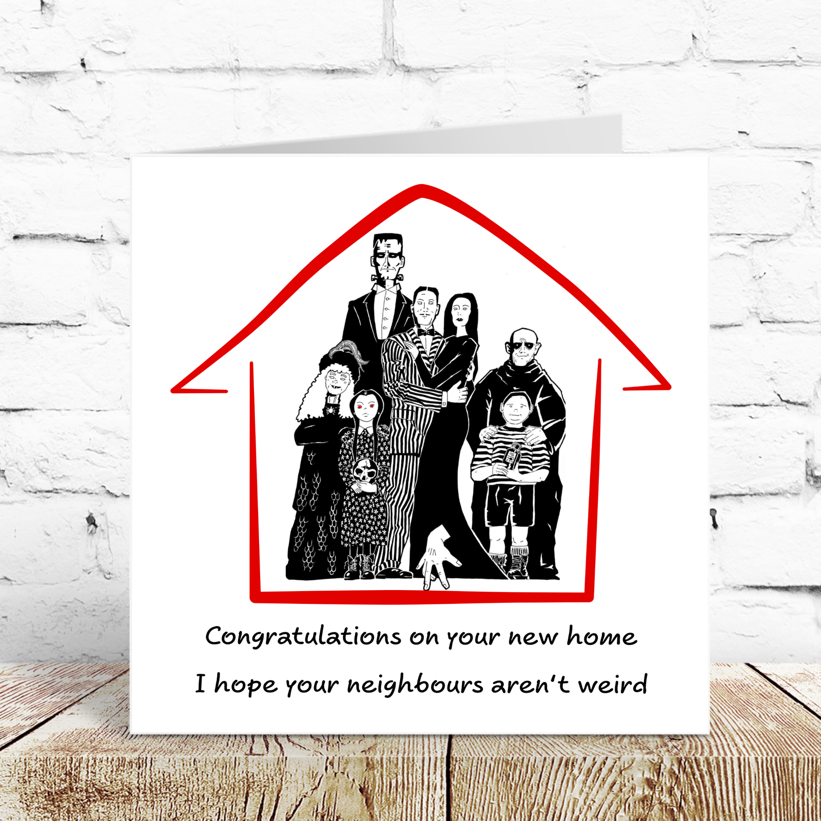 Funny New Home Card - Congratulations Buying House - housewarming - friends family son daughter