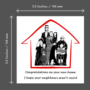 Funny New Home Card - Congratulations Buying House - housewarming - friends family son daughter