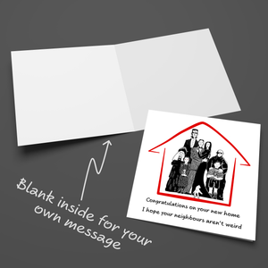 Funny New Home Card - Congratulations Buying House - housewarming - friends family son daughter