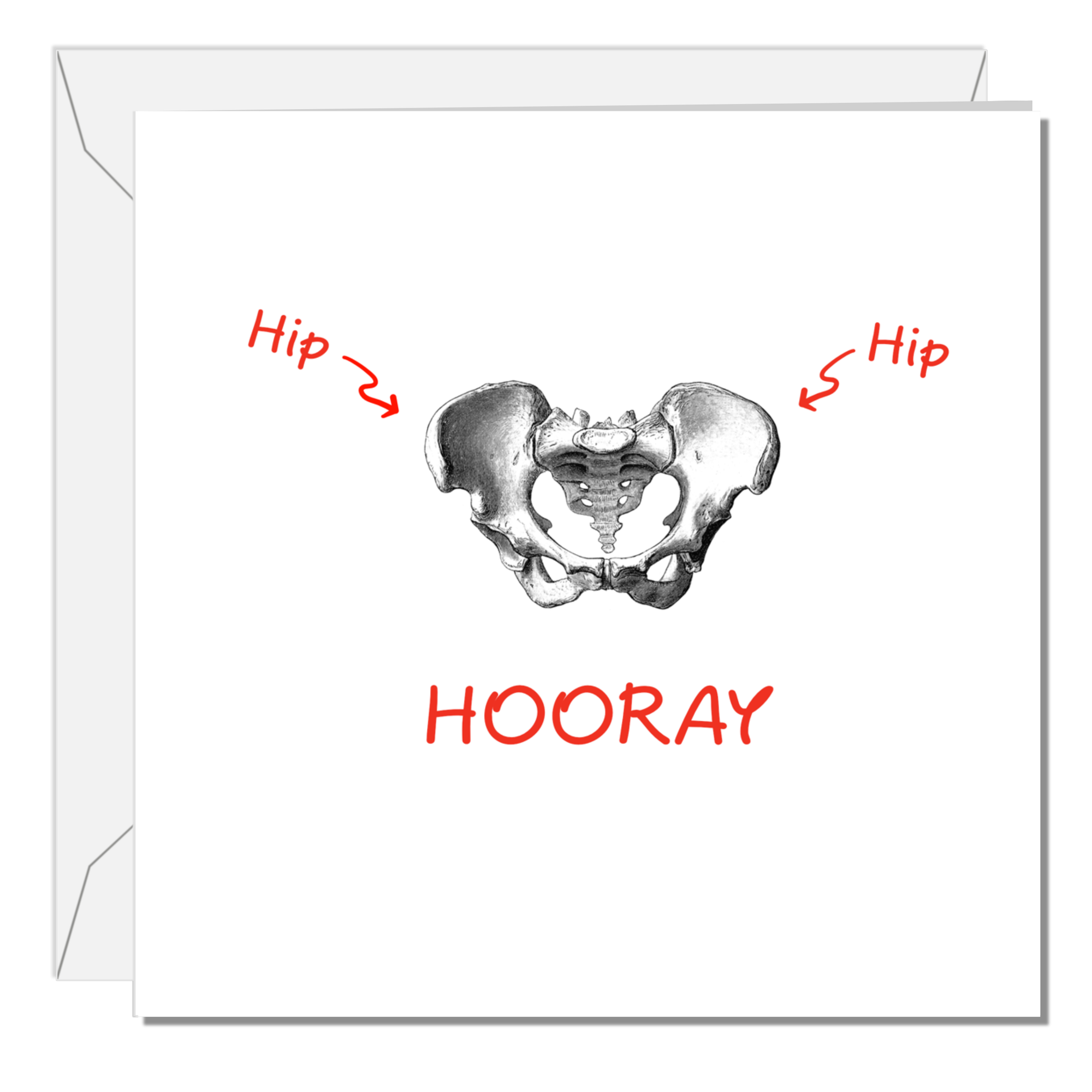 New Hip Replacement Surgery Card Get Well Soon Card, Recover Operation, Recovery, Congratulations -  Funny, humorous, fun -