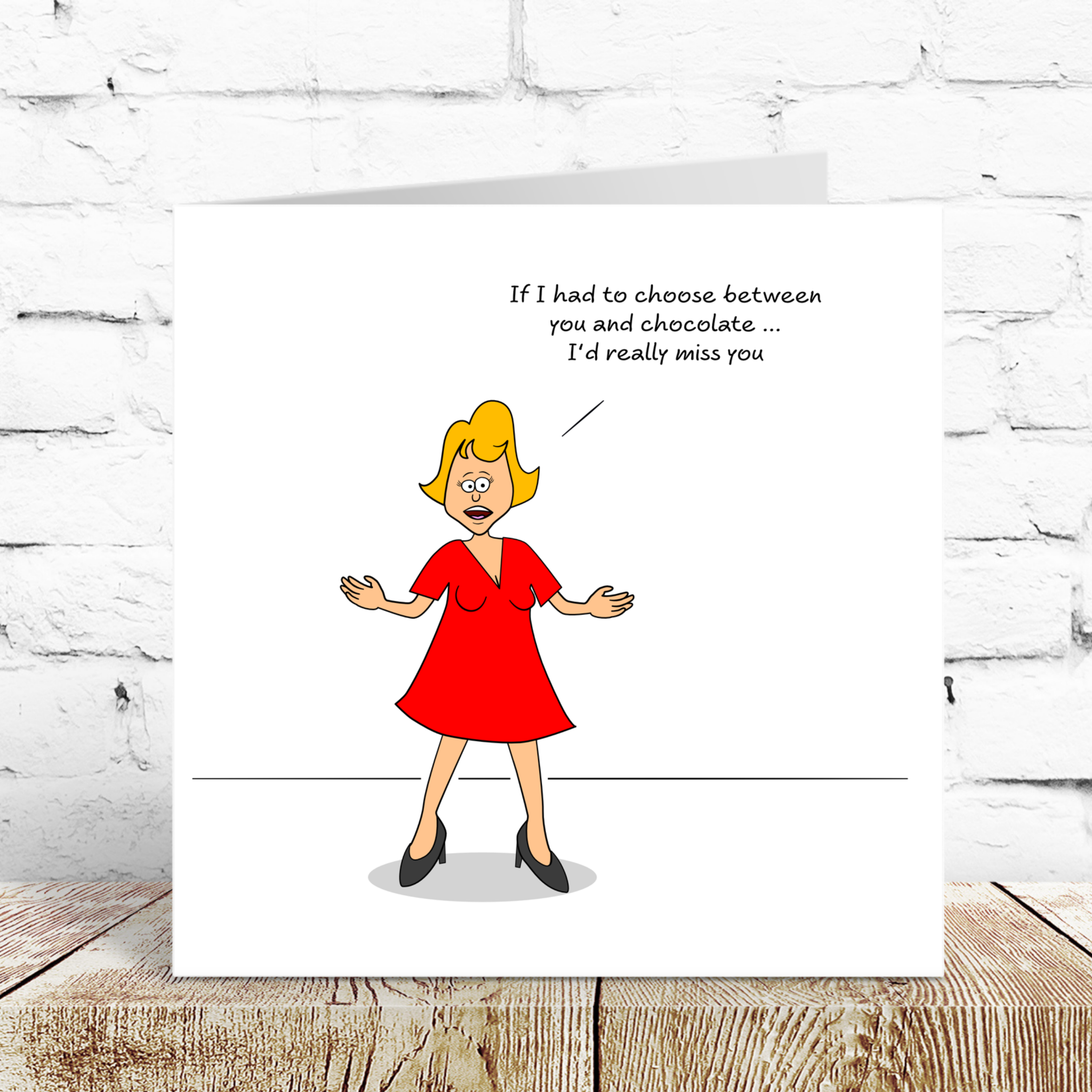 Funny Birthday Card Chocolate for Mum Daughter Sister Girlfriend Femal ...