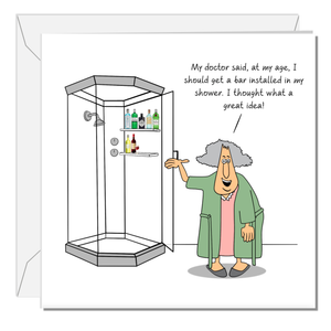 Funny Birthday card 50th 60th 70th Birthday for Wife Mum Grandmother Female Friend- Old aged age - Funny, humorous and fun