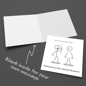 Back Surgery Operation Card Get Well Soon Card Fast Recovery Recover Quickly Spine Disk Spinal