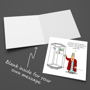 Funny Birthday Card 50th 60th 70th for Husband Father/Dad Uncle Male Friend - Old aged age - Funny, humorous and fun - Fathers Da Card