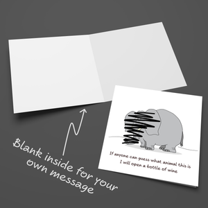 Funny Birthday Card for Wine Lover - Female Male Friend Mum Dad Husband Wife Girlfriend Friend - Red White Drinking Humour Humorous Adult