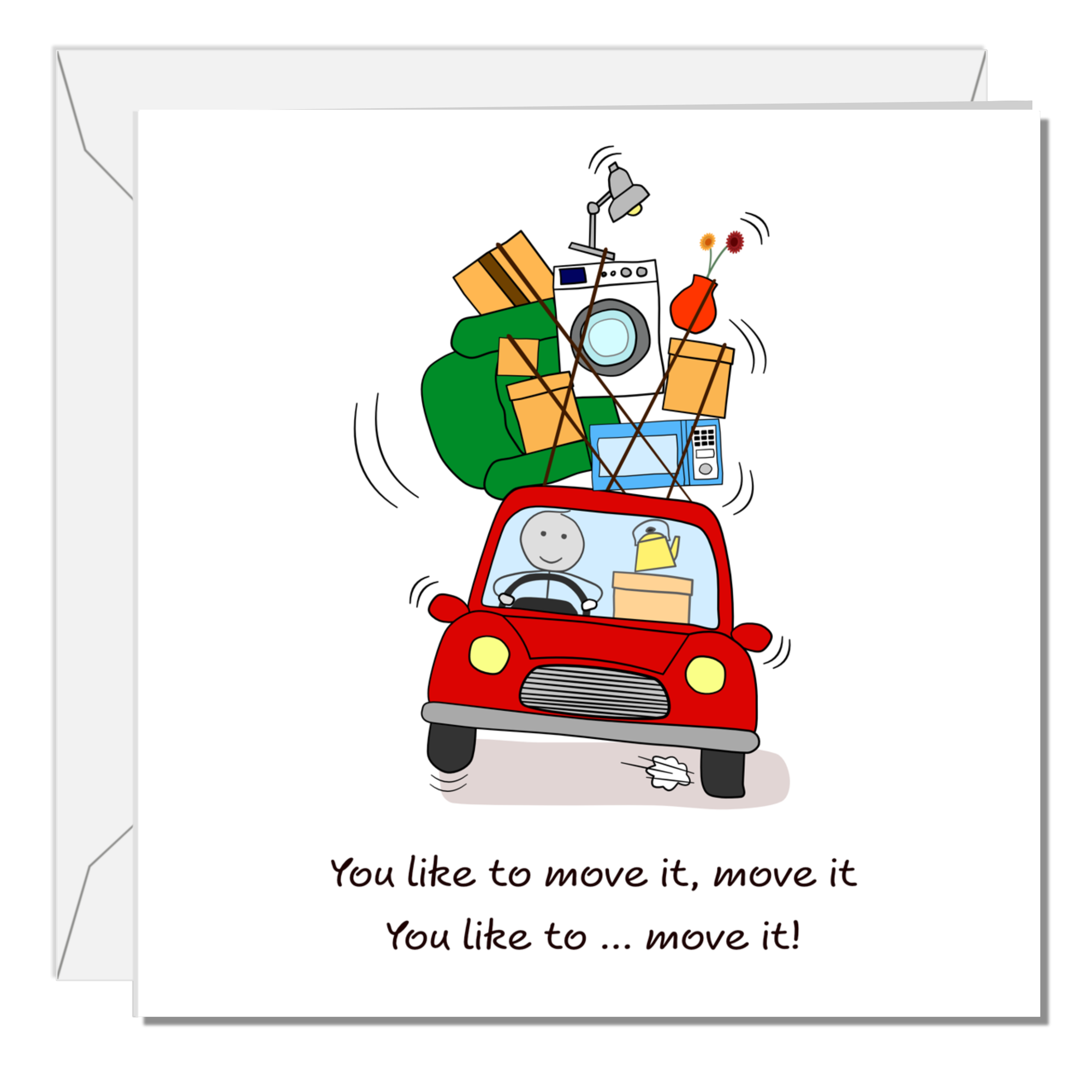 Funny New Home Card Congratulations Buy House Housewarming Friends Son Daughter Friend