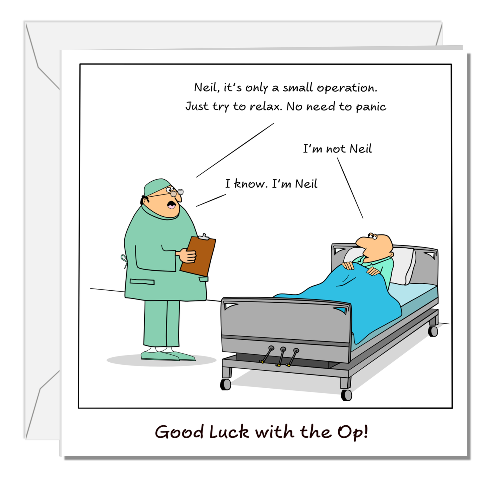 Funny Knee Replacement Surgery Card - Get Well Soon Card, Operation Recovery, Funny, humorous,Funny Card for Hip / Knee Surgery / Operation Card - Get Well Soon Card - Quick Recovery, Congratulations -  Hospital Humorous / Humour