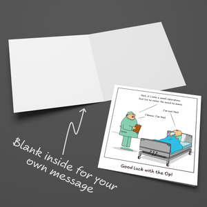 Funny Knee Replacement Surgery Card - Get Well Soon Card, Operation Recovery, Funny, humorous,Funny Card for Hip / Knee Surgery / Operation Card - Get Well Soon Card - Quick Recovery, Congratulations -  Hospital Humorous / Humour