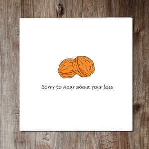 Funny Vasectomy Card for husband, brother, son, uncle, grandfather or any man who has just had a vasectomy operation / surgery.