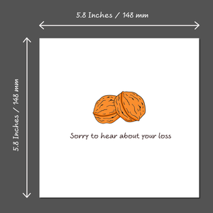 Funny Vasectomy Card for husband, brother, son, uncle, grandfather or any man who has just had a vasectomy operation / surgery.