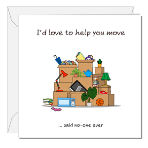 Funny Moving Home Congratulations Card Buy New House Flat Apartment Housewarming Son Daughter Brother Sister Friend
