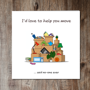 Funny Moving Home Congratulations Card Buy New House Flat Apartment Housewarming Son Daughter Brother Sister Friend