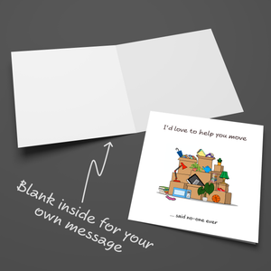 Funny Moving Home Congratulations Card Buy New House Flat Apartment Housewarming Son Daughter Brother Sister Friend