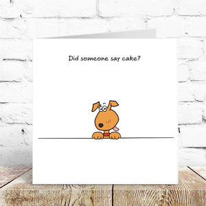 Funny Birthday Card for Dog Owner for Dad Mum Friend Family Work from Home Humorous Cute Cheeky Labrador Retriever Spaniel
