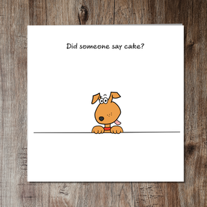 Funny Birthday Card for Dog Owner for Dad Mum Friend Family Work from Home Humorous Cute Cheeky Labrador Retriever Spaniel