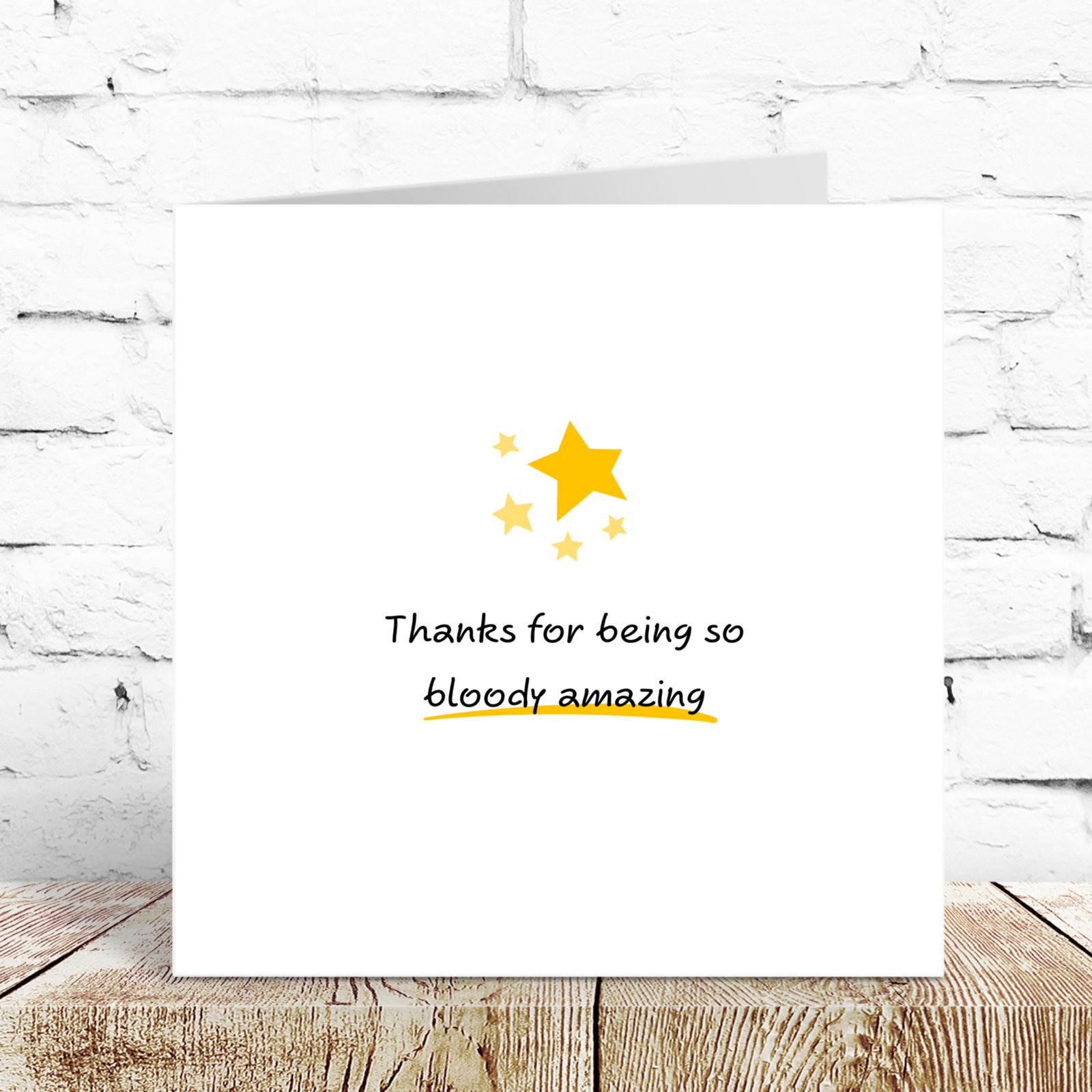 Thank You Card - Thank you for Being So Amazing Card for special friend, Mum, Dad, son, daughter, employee