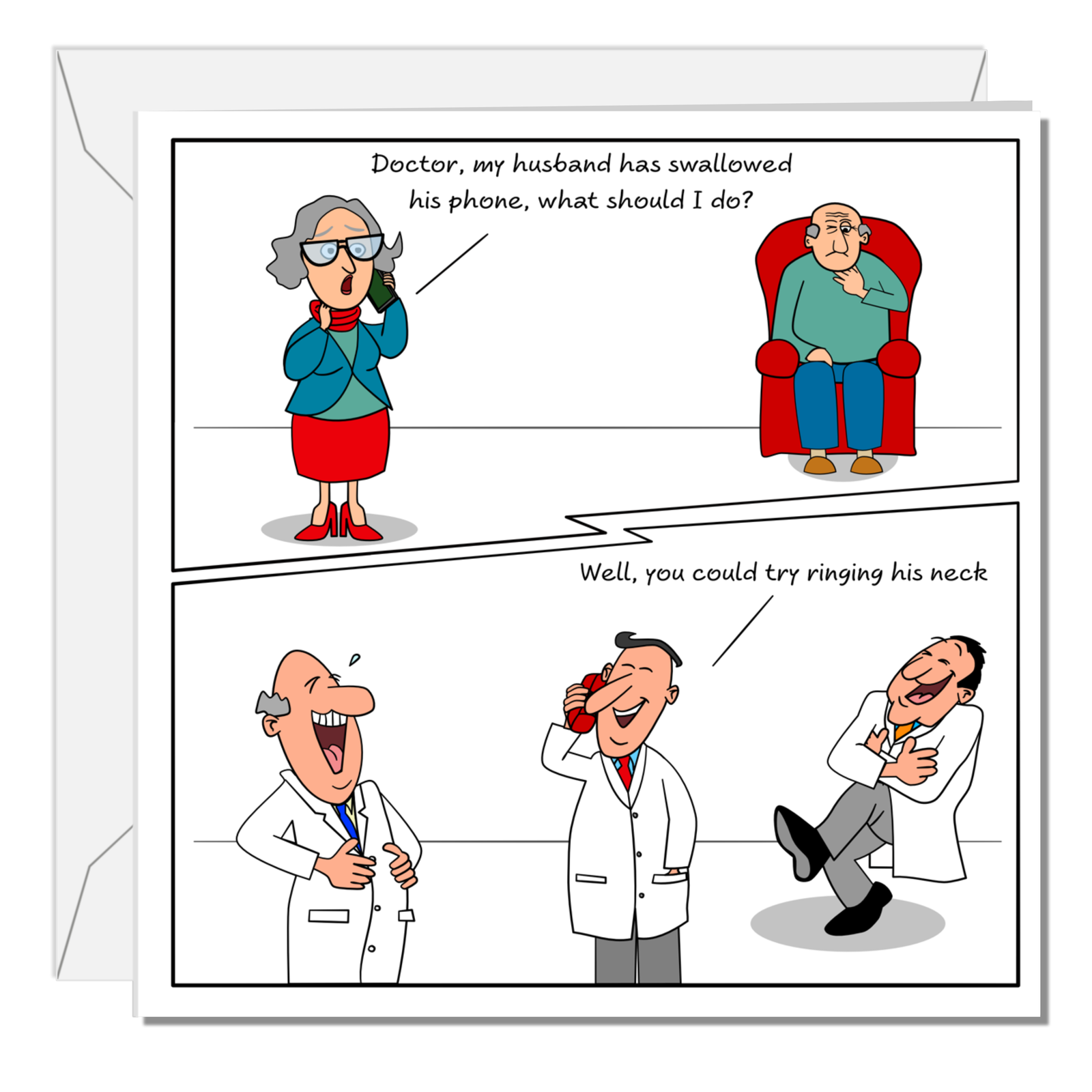 Funny Birthday Card 50th 60th 70th for Doctor Wife Mum Dad Father Grandmother Granny Grandad - Old aged age