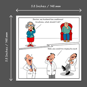 Funny Birthday Card 50th 60th 70th for Doctor Wife Mum Dad Father Grandmother Granny Grandad - Old aged age
