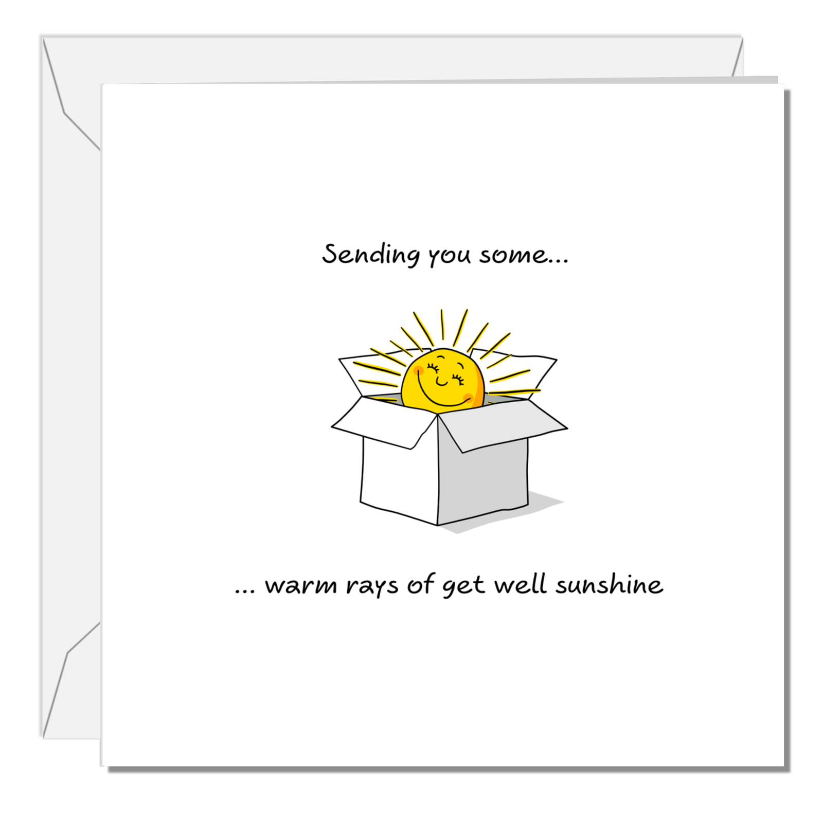 Cute Get Well Soon Card