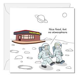 Funny Birthday Card Space Travel Rocket Humorous Joke Star 20 30 40 50