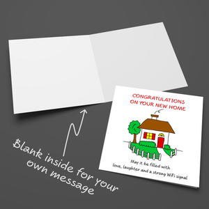 New Home Congratulations Card Moving House Housewarming Friends Family Son Daughter