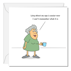 Funny Birthday Card 50th 60th 70th 80th Wife Mum Granny Grandmother Sister Female Friend Old Age Ageing Humour