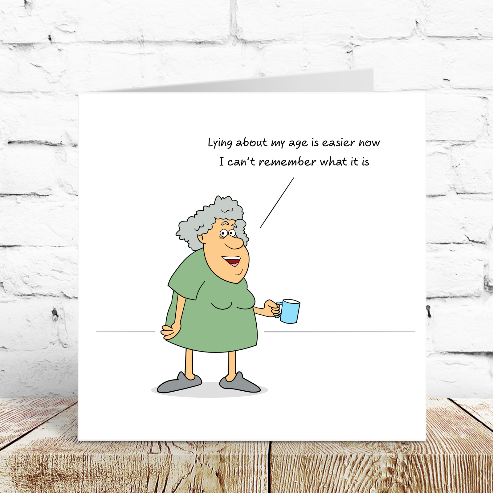 Funny Birthday Card 50th 60th 70th 80th Wife Mum Granny Grandmother Sister Female Friend Old Age Ageing Humour