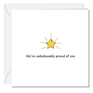 Congratulations Card from Proud Parents or Family - Exams (GCSE, A Levels, Sats) New Job University - Son Daughter Granddaughter Grandson