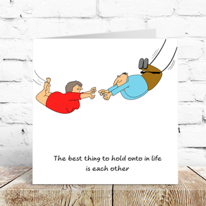 Funny Romantic Anniversary Card Husband Love Boyfriend Birthday Engagement Wedding Couple Together Love
