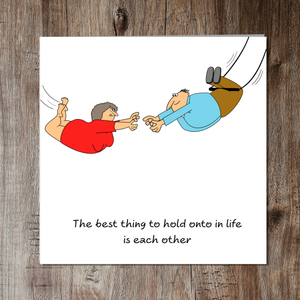 Funny Romantic Anniversary Card Husband Love Boyfriend Birthday Engagement Wedding Couple Together Love