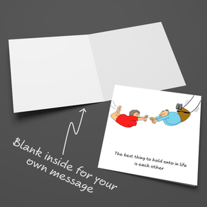 Funny Romantic Anniversary Card Husband Love Boyfriend Birthday Engagement Wedding Couple Together Love