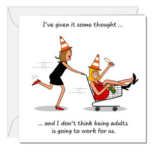 Funny Birthday Card Her Friendship Female Girl Friend Mum Humorous Party Cheeky BFF SWIZZOO