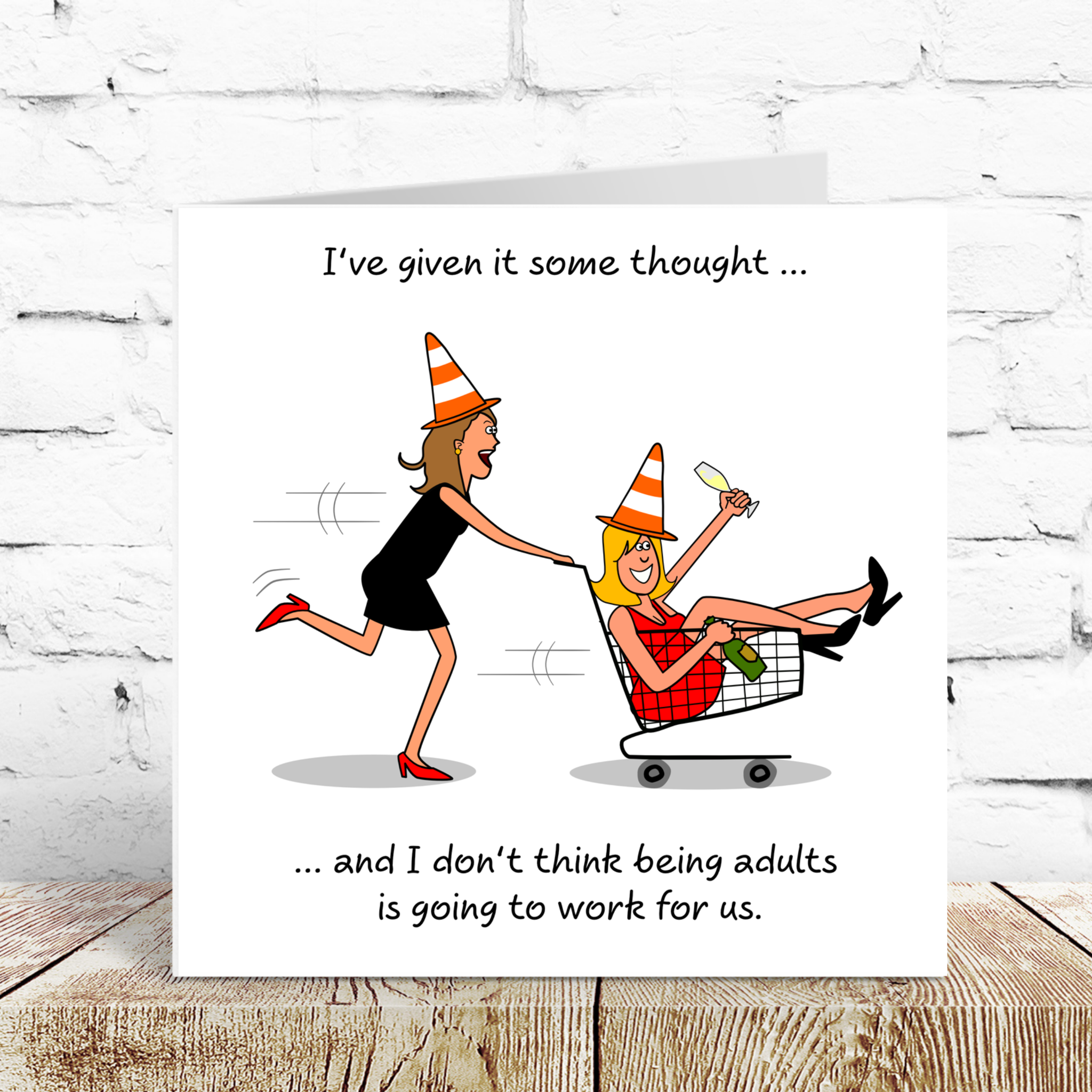 Funny Birthday Card For Girl Friend Wife Mum - 40th 50th 60th Birthday...