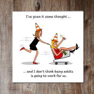 Funny Birthday Card Her Friendship Female Girl Friend Mum Humorous Party Cheeky BFF SWIZZOO