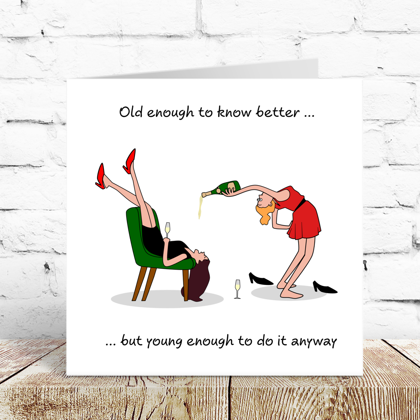Funny Birthday Card Friendship Female Girl Friend Mum Humorous Party Cheeky BFF SWIZZOO