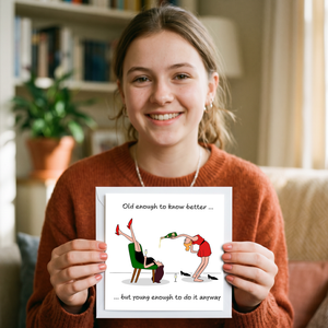 Funny Birthday Card Friendship Female Girl Friend Mum Humorous Party Cheeky BFF SWIZZOO
