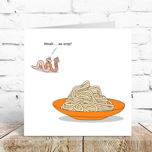 Funny Birthday Card Him Male Friend Son Humor Rude Cheeky 20th 30th 40th Orgy