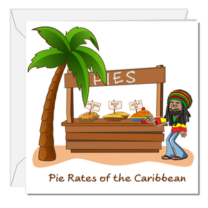 Funny Birthday Card Pirates of Caribbean Joke Him Her Humorous Cute Cartoon Male Female Him Her