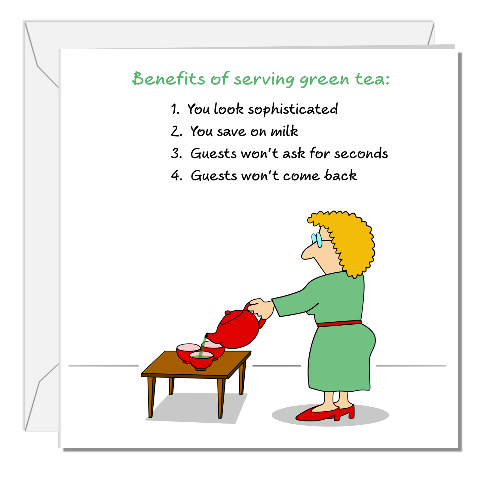 Funny Tea Birthday Card 40th 50th 60th 70th 80th Wife Mum Granny Grandmother Sister Female Friend Old Age Ageing Humour